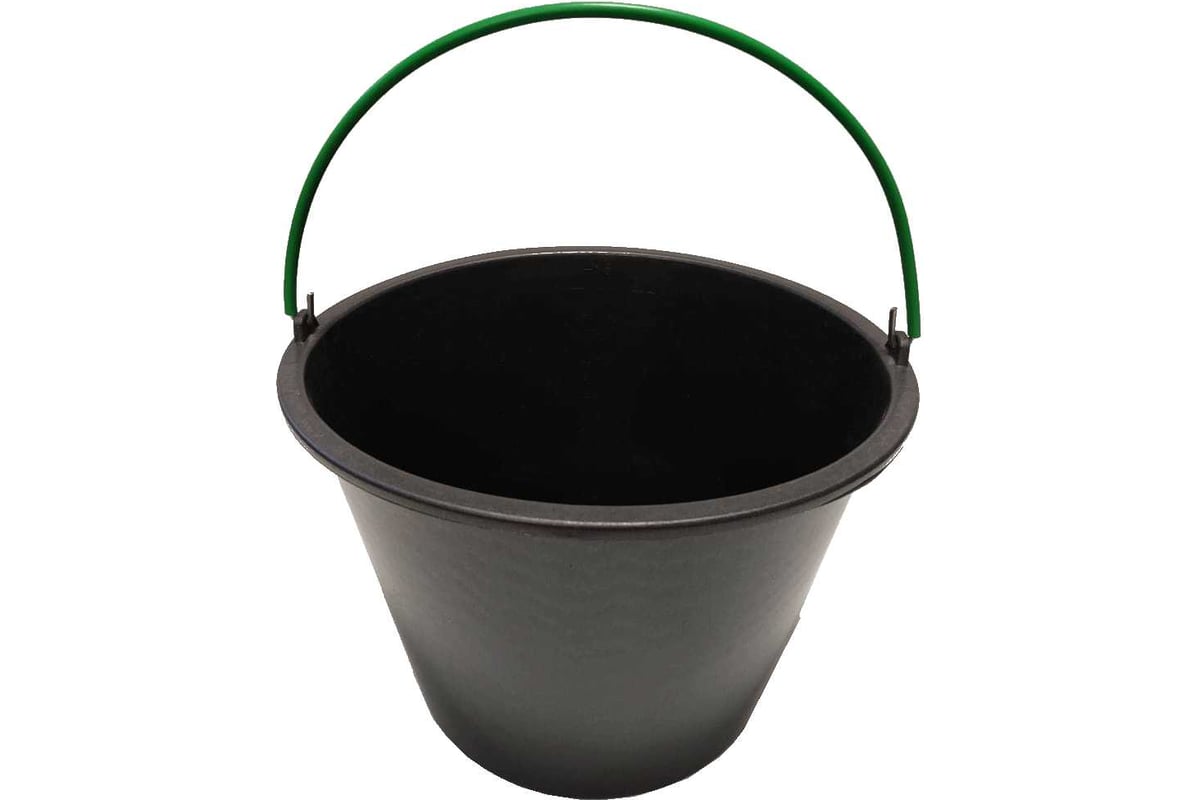 Ведро строительное ООО РВ Пласт Стандарт 12 л, с обрезиненной ручкой ...