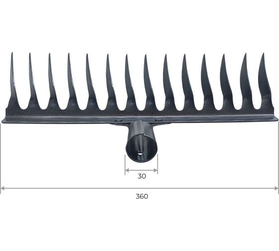 Грабли садовые WillTech RAKE-14T 042152