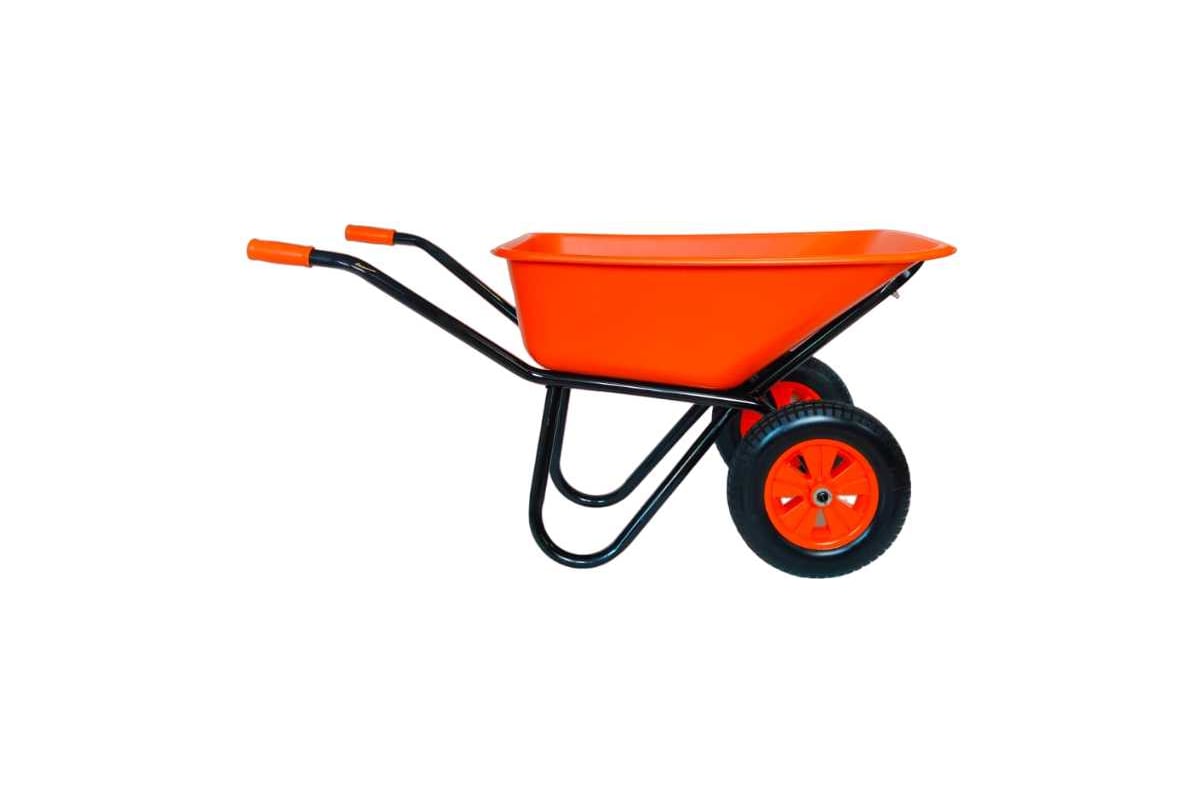 Тачка строительная ООО РВ Пласт 120л/180 кг двухколесная, колесо RV ...