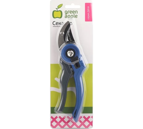 Секатор GREEN APPLE плоскостной, пластик GTAS071 Б0062395