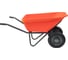 Двухколесная усиленная тачка Gigant с пластиковым кузовом 110л ZAW-06 3