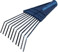 Пластинчатые веерные грабли без черенка Без бренда 170х300 мм, 10 стальных зубьев 76980