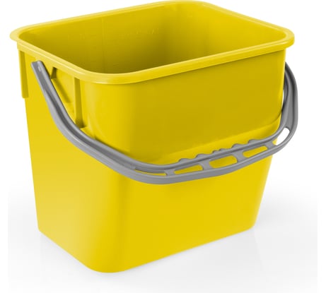 Пластиковое ведро TTS 12 л, желтое 000G3502