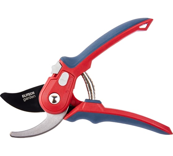 Секатор с плавным регулируемым захватом плоскостной Elitech PB 03 Garden 206426