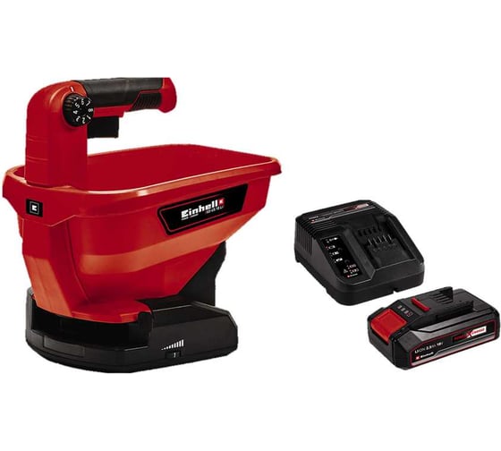 Сеялка аккумуляторная Einhell PXC GE-US 18 Li, 3,3л,6 скор., ЗУ+ АКБ 2,5 Ач 3415410SET 1