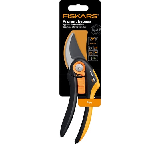 Плоскостной секатор Fiskars Plus Smartfit P541 1057169