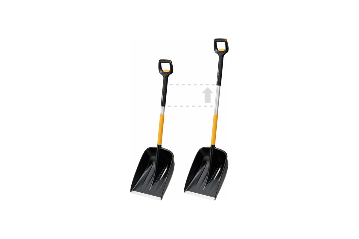 Телескопическая лопата для уборки снега Fiskars X-series 1057188 .