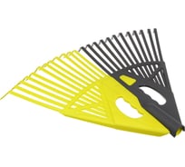 Грабли Inbloom садовые 2 в 1, 24 зубьев, 53x46см, PP 187-002