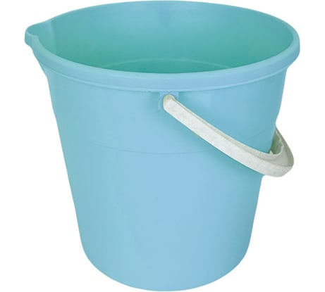 Ведро пищевое Мультипласт Групп 10л с носиком (10) голубое MPG0101