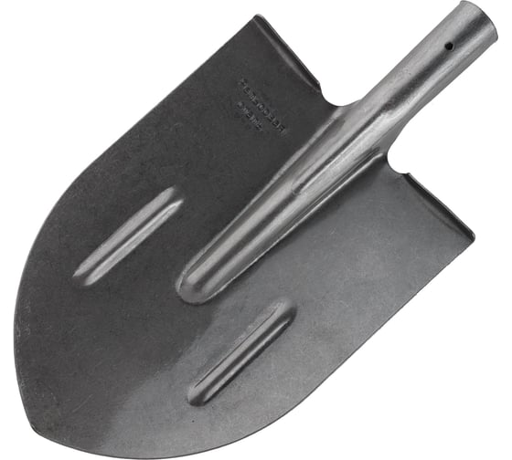 Штыковая лопата с ребрами жесткости EUROFLEX ЛКО 19596-87, 65Г, хром 56425164 1