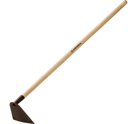 Трапециевидная мотыга с деревянным черенком GRINDA 190 мм 39597