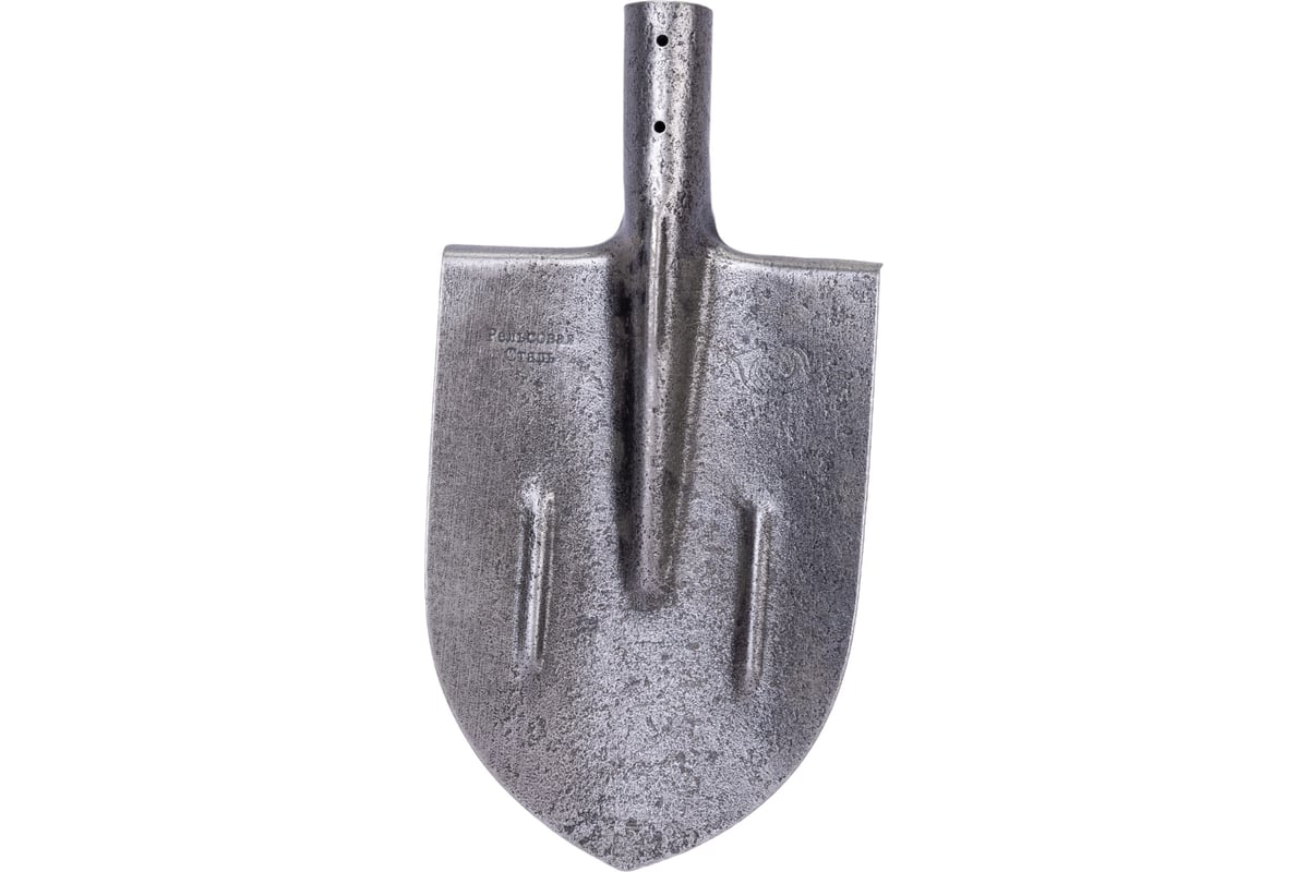 Штыковая лопата из рельсовой стали Fort Форт без черенка зеленая уп ...