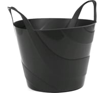 Гибкое кашпо-корзина Prosperplast Billy 42.3 см, черное IPBI420 411