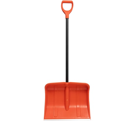 Проклепанная лопата Gigant из морозостойкого пластика,с мет. черенком и усиленной алюм.планкой, шир. 500 мм SHO-03