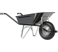 Тачка Haemmerlin CARGO EXCELLIUM 100 л, окрашенный кузов, колесо пневмо с подшипником 1041 DG 400 RAB 301110710