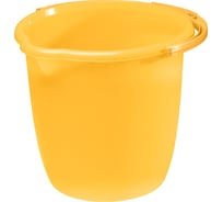 Ведро Бытпласт 10 л (желтый) 431258506