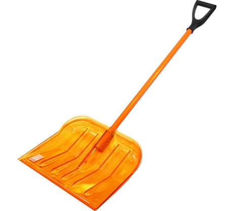 Лопата Polyagro "ПОЛИСТАНДАРТ" поликарбонат, алюминиевый черенок, v- ручка 450x390мм 8025696