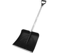 Лопата Политех пластик с ал нак. 385x380 ал.чер. v- руч. СНЕЖОК 8025407
