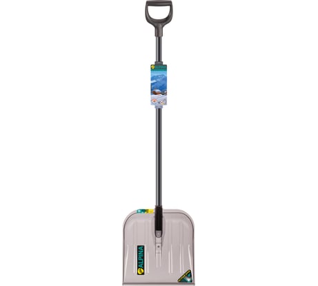 Лопата для уборки снега AMIGO val Alpina поликарбонат, средняя 78104