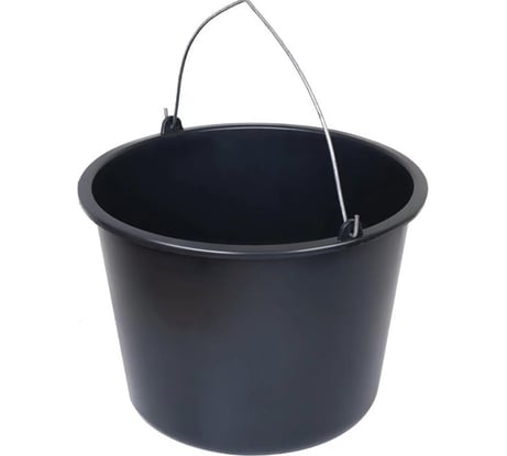 Ведро строительное пластиковое с ручкой СТРОЙМАШ эконом 12 150017