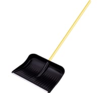 Пластиковая лопата для снега с деревянным черенком Спец Зима №8 500x400 мм ЗИ-00592