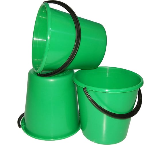 Пищевое ведро BlagPlast 10 л, зеленое Bl-19900-1