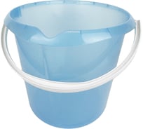 Ведро пищевое Мультипласт Групп 11л мерное с носиком, голубой (20) MPG0248