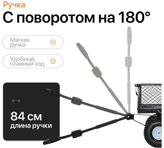 Тележка четырёхколёсная RAD ТС 300 71064026