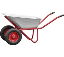 Тачка строительная BRADO PROFI 2x125 (до 125 л, до 330 кг, 2x4.00-8, пневмо, ось 20*100) 00-00023295
