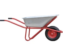 Тачка строительная SKIPER 125 X-MODE (до 125 л, до 280 кг, 1x4.00-8, пневмо, ось 16x100, разборная рама) 00-00023854
