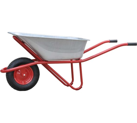 Тачка строительная SKIPER 125 X-MODE (до 125 л, до 280 кг, 1x4.00-8, пневмо, ось 16x100, разборная рама) 00-00023854