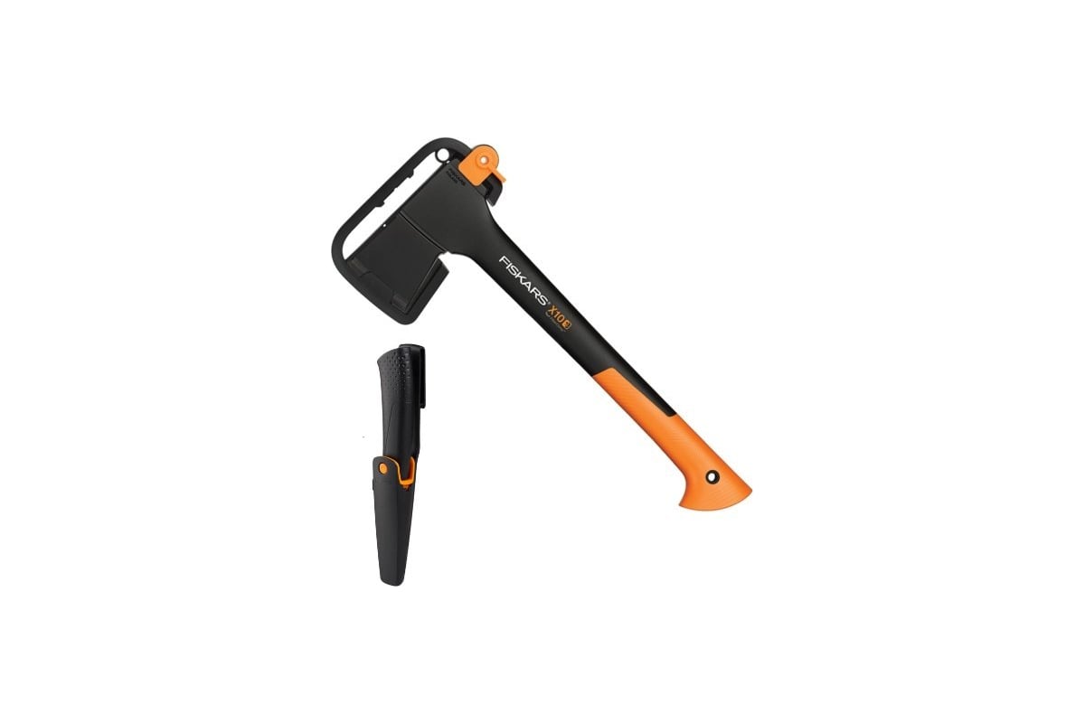 Набор Fiskars: топор Х10, универсальный нож с точилкой 1057914 ...