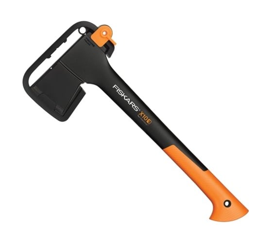 Набор Fiskars: топор Х10, универсальный нож с точилкой 1057914