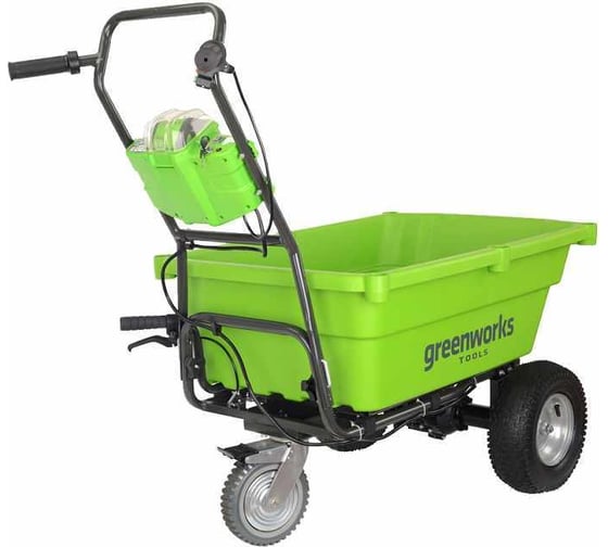 Самоходная садовая тележка Greenworks G40GCK6 40 В, с АКБ 6 А*ч и ЗУ 7400007UF