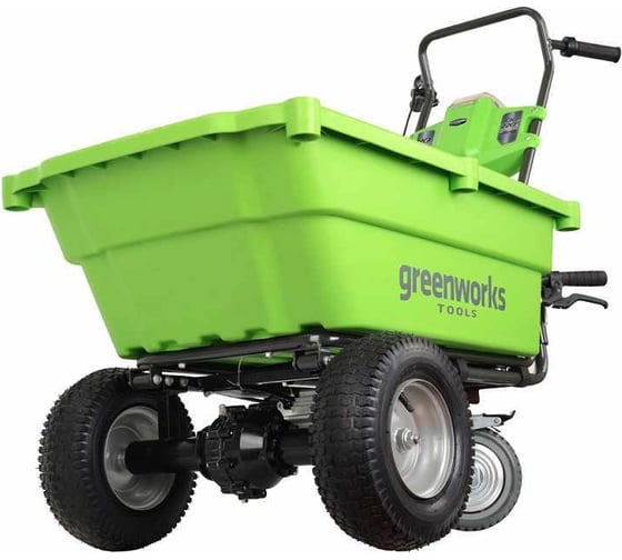 Самоходная садовая тележка Greenworks G40GCK6 40 В, с АКБ 6 А*ч и ЗУ 7400007UF