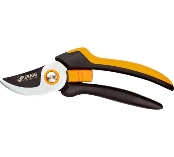 Секатор садовый SKRAB 200 мм, плоскостной, PP SK5 тефлон 1057164 28587
