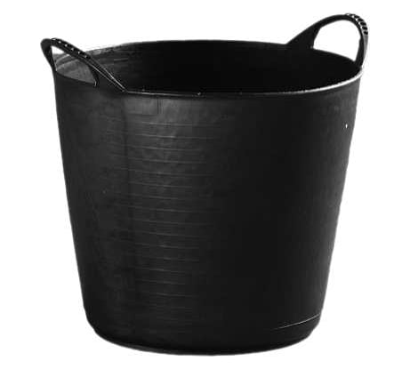 Ведро гибкое TILEREXPERT 22 л, черное, универс. ручки CAP22-b