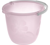 Ведро Бытпласт 10 л, розовое 431258505