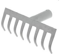 Грабли 8-ми зубые ООО "ПК ХозЦентр" прямые, эмаль, без черенка ГП-8 СИ-00090