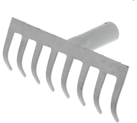 Грабли 8-ми зубые ООО "ПК ХозЦентр" прямые, эмаль, без черенка ГП-8 СИ-00090