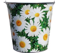 Оцинкованное ведро с декором ООО "ПК ХозЦентр" 15 л СИ-00973