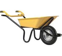 Тачка одноколесная Haemmerlin FLEXI UP 100 л крашеный кузов, пневмо колесо-подшипник 305580601