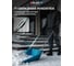 Скрепер-волокуша для уборки снега PALISAD LUXE полипропилен, колеса, 595х715х1445мм, рукоятка с ПВХ 61694 4