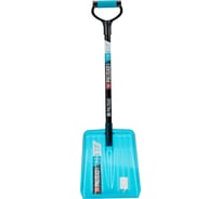 Лопата для уборки снега PALISAD LUXE поликарбонат, 260х310х870 мм, стальной черенок 61799