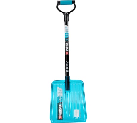 Лопата для уборки снега PALISAD LUXE поликарбонат, 260х310х870 мм, стальной черенок 61799