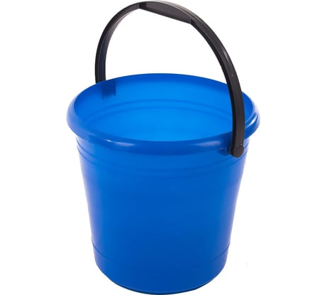 Пластиковое ведро с ручкой Элластик-Пласт 8 л, синее ЭП 252030