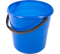 Пластиковое ведро с ручкой Элластик-Пласт 15 л, синее ЭП 252139