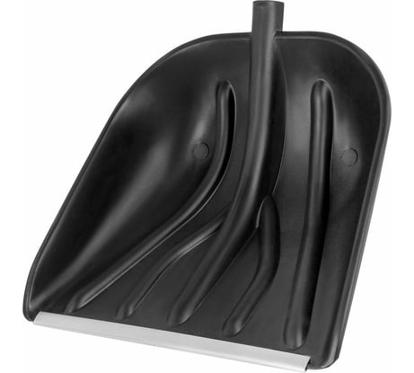 Лопата снеговая Грандмастер 40х39 см, без черенка, Купец, с планкой, прочная, применяется для зерна, керамзита, щебня 700336