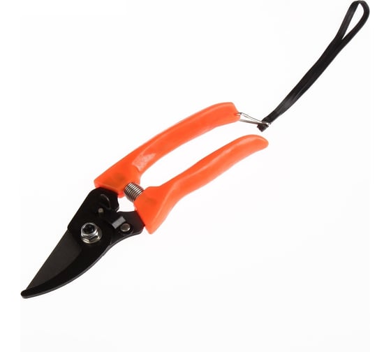 Секатор Greengo 7", 17 см, оранжевая рукоять 150781