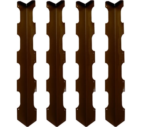 Колышки для деревянных грядок Delta-Park CB60-4 коричневые, 4 шт. 3003021